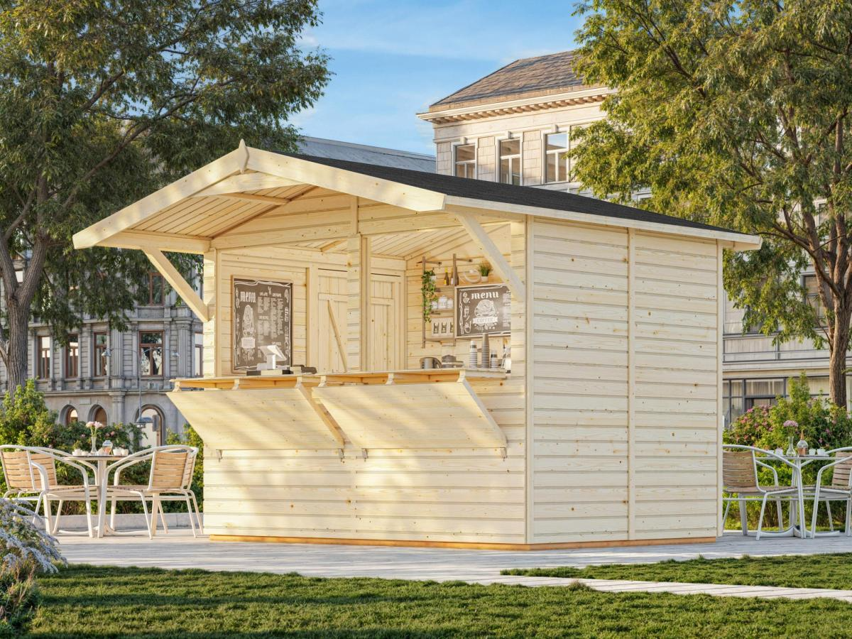 Palmako | Stella S (8′11″ × 6′3″ | 53.8 sq.ft.) Garden Drinks Bar