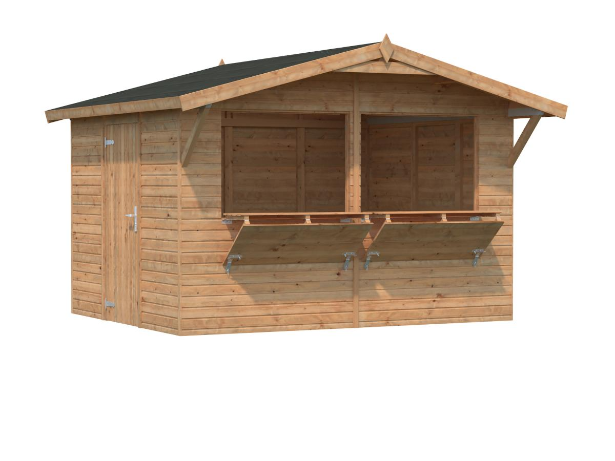 Palmako | Stella M (10'7" x 8'6" | 88.3 sq.ft.) Garden Drinks Bar