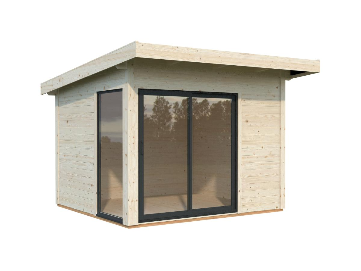 Palmako | Andrea XS (9'10" x 8'10" | 80.7 sq.ft. | 1.7") Small Double Glazed Modern Garden Room