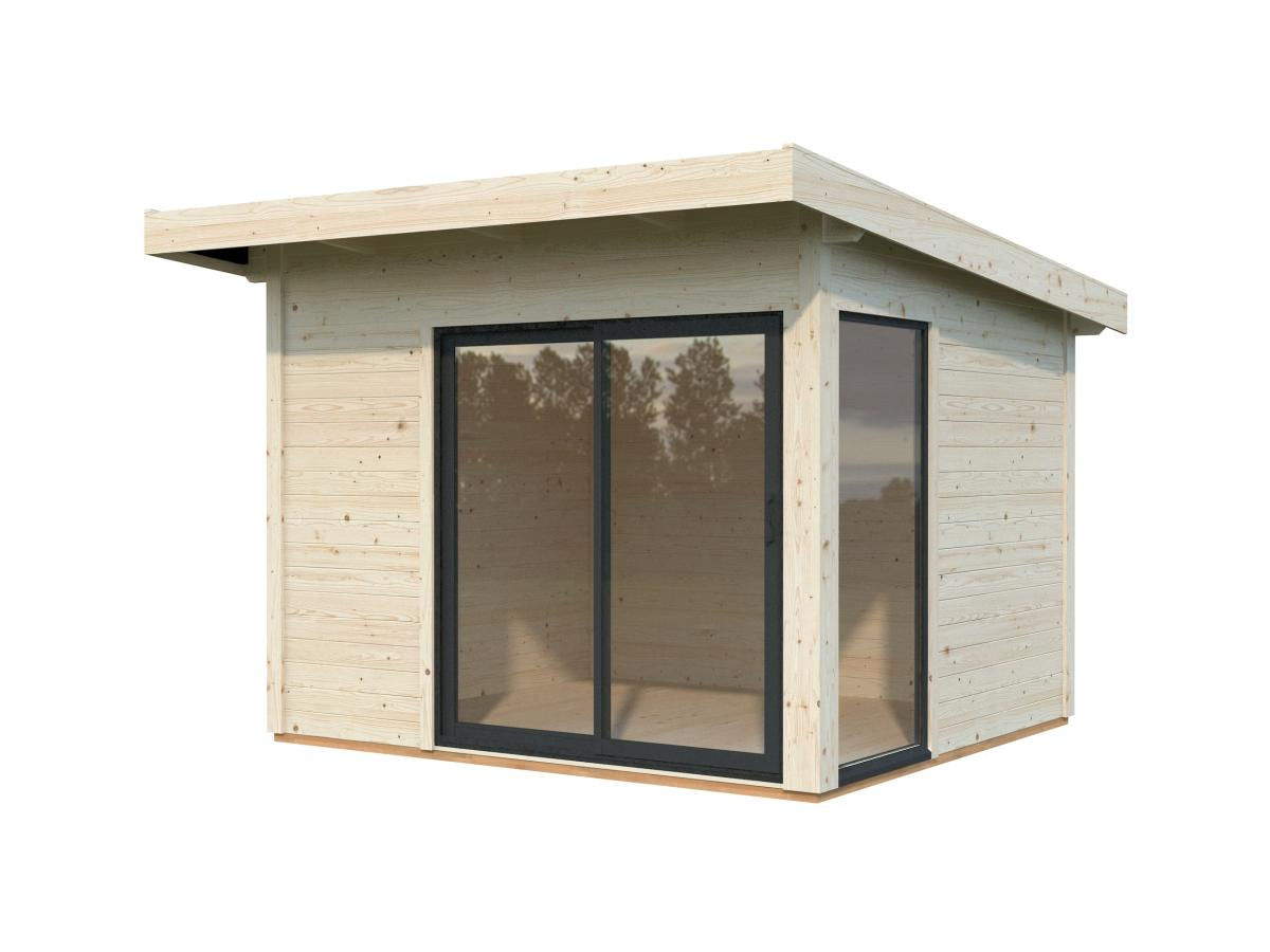 Palmako | Andrea XS (9'10" x 8'10" | 80.7 sq.ft. | 1.7") Small Double Glazed Modern Garden Room