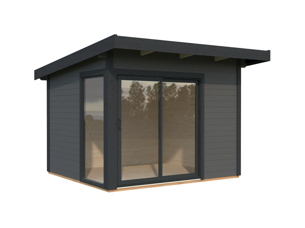 Palmako | Andrea XS (9'10" x 8'10" | 80.7 sq.ft. | 1.7") Small Double Glazed Modern Garden Room
